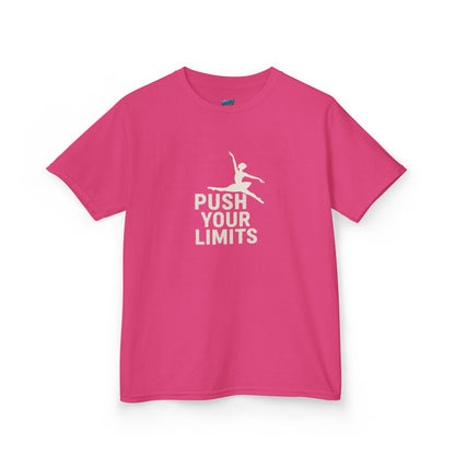 Push Your Limits Dancer Girls' Heavy Cotton T-Shirt