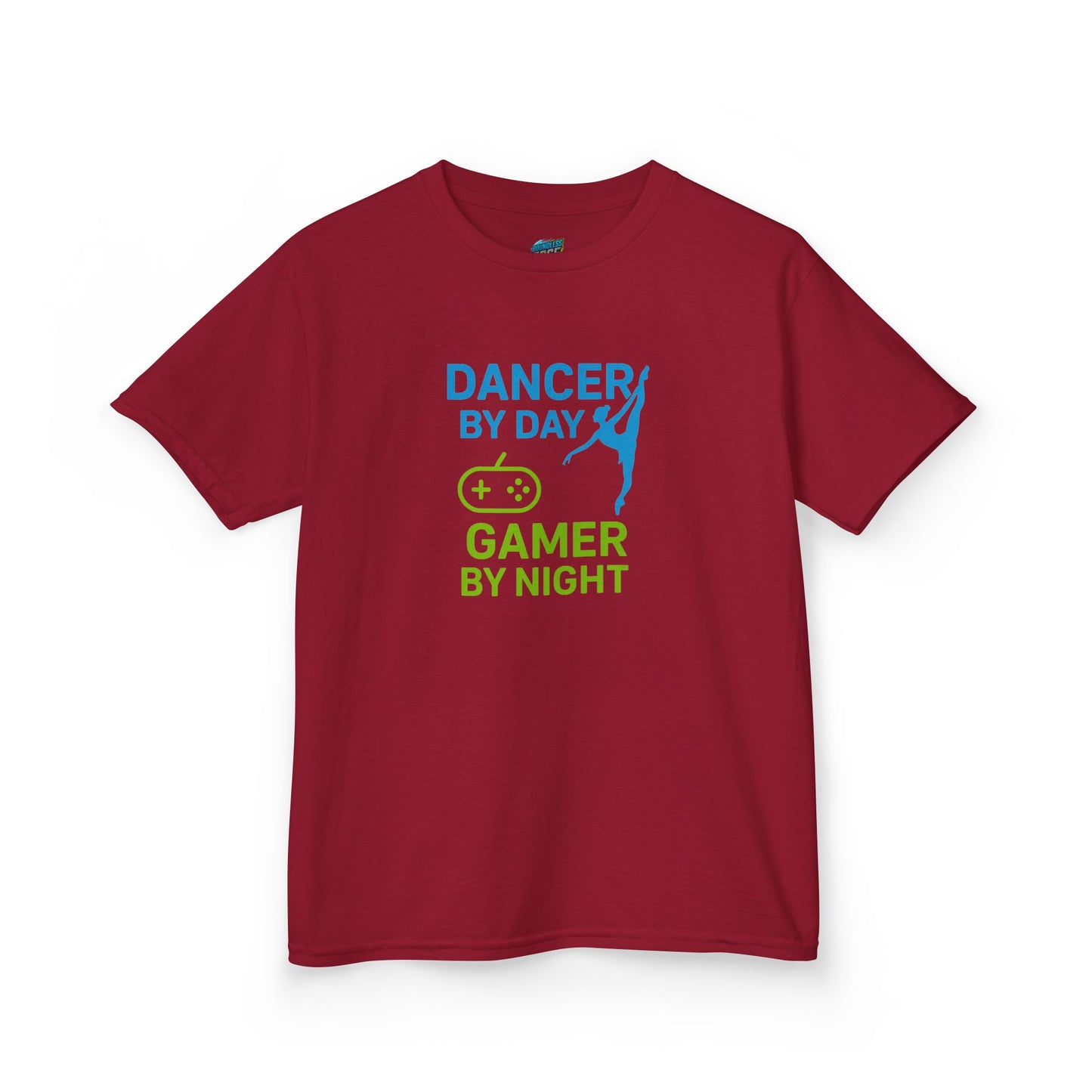 Dancer by Day, Gamer by Night Girls' Heavy Cotton T-Shirt