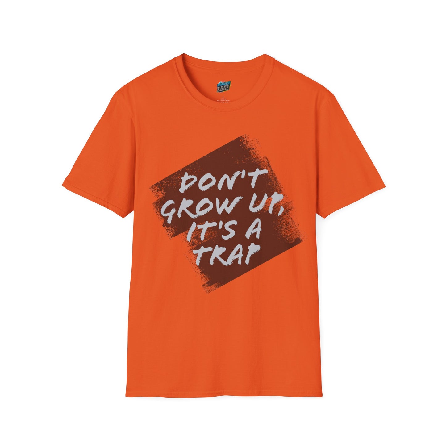Don't grow up, it's a trap Humor Men's Basic Softstyle T-Shirt