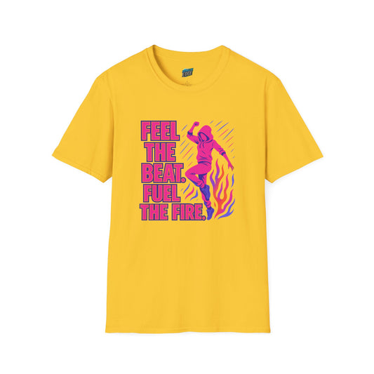 Feel the Beat. Fuel the Fire Dance Women's Basic T-Shirt