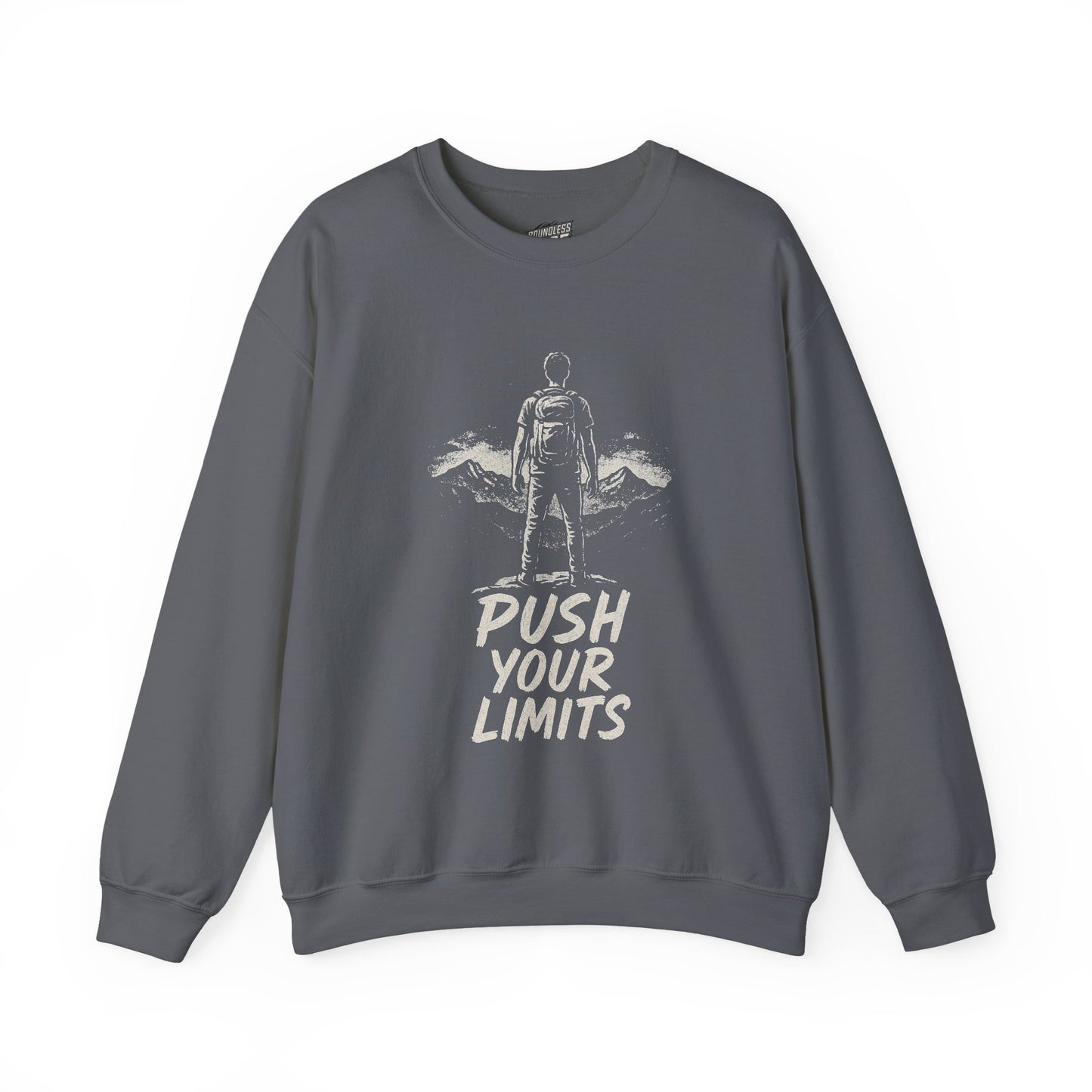 Summit Edition Push Your Limits Hiking Women's Basic Crewneck Sweatshirt