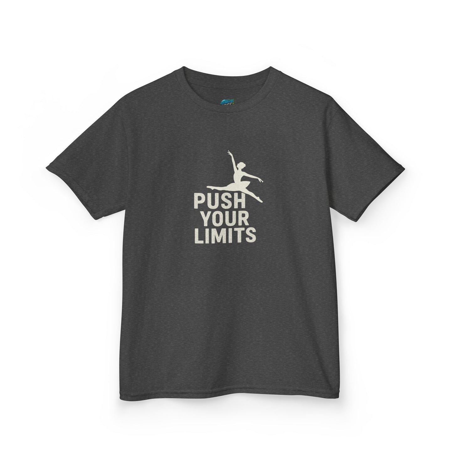 Push Your Limits Dancer Girls' Heavy Cotton T-Shirt