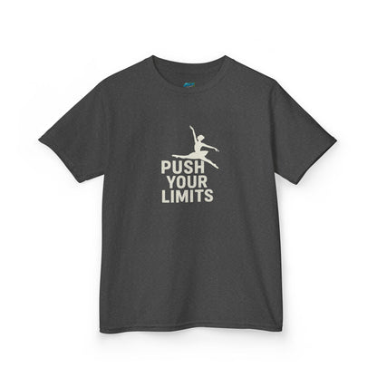 Push Your Limits Dancer Girls' Heavy Cotton T-Shirt