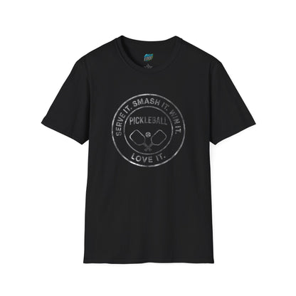 Serve it. Smash it. Win it. Love it. Pickleball Women's Basic T-Shirt