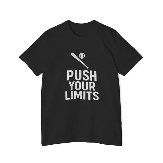 Push Your Limits – Baseball Men's Premium T-Shirt