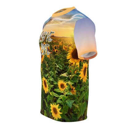 Sunflower Full Color Women's Premium Polyester T-Shirt
