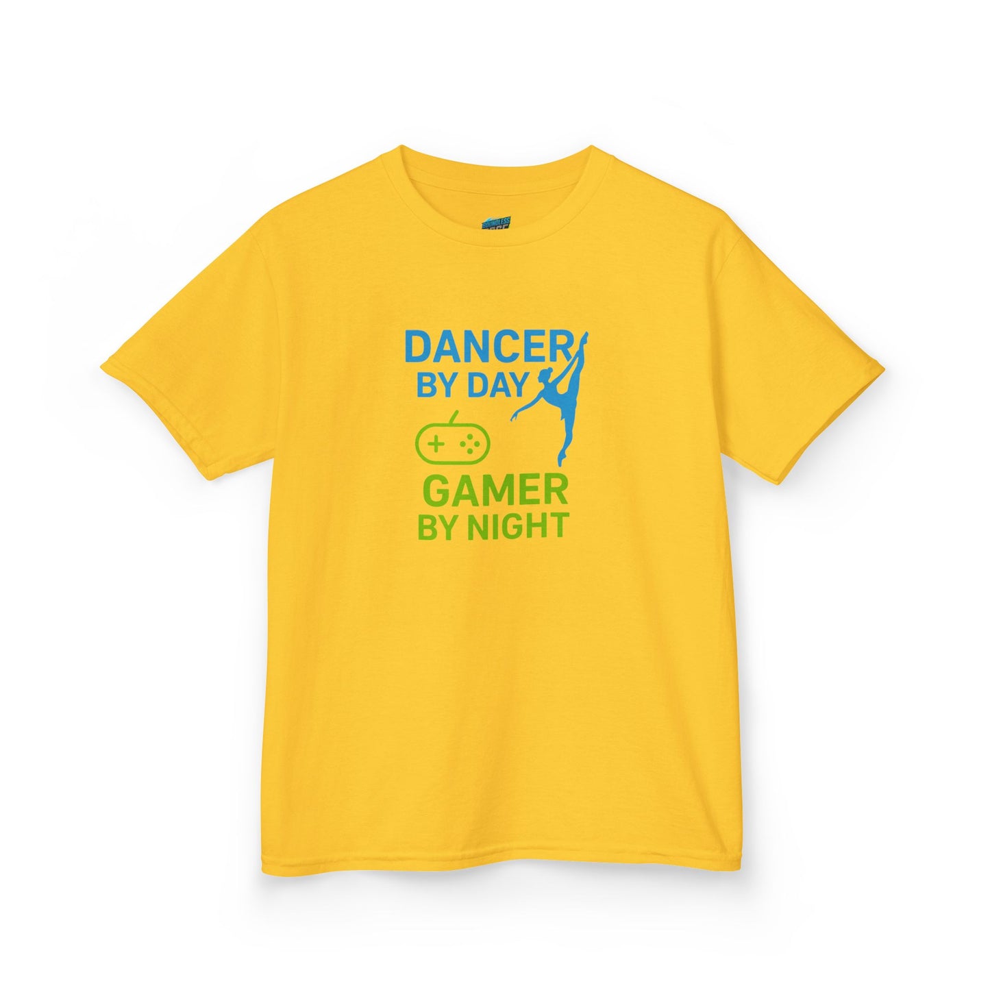 Dancer by Day, Gamer by Night Girls' Heavy Cotton T-Shirt