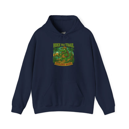 Hike the Trail – Explore More Hiking Men's Basic Heavy Blend Hoodie Sweatshirt