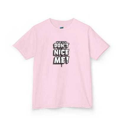 Don't Nice Me! Disc Golf Humor Boys' Heavy Cotton T-Shirt