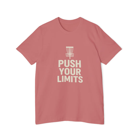 Push Your Limits – Disc Golf Men's Premium T-Shirt