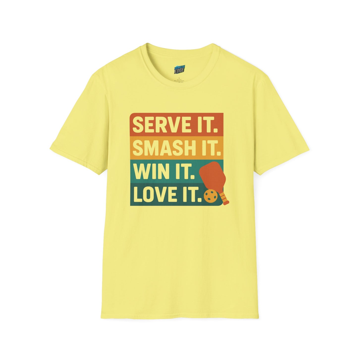 Serve it. Smash it. Win it. Love it. Pickleball Women's Basic T-Shirt
