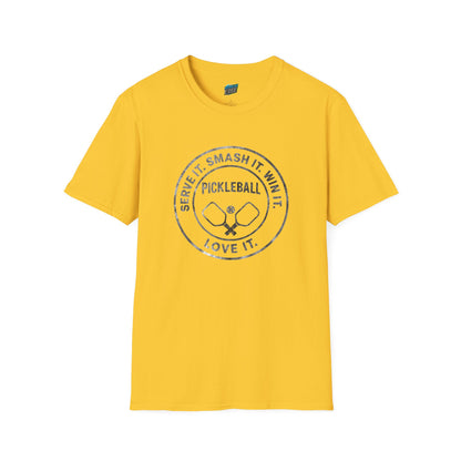 Serve it. Smash it. Win it. Love it. Pickleball Women's Basic T-Shirt