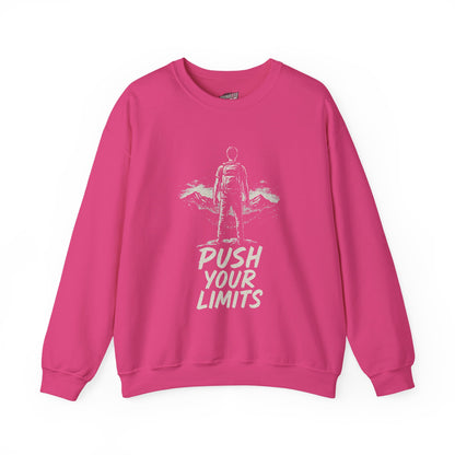 Summit Edition Push Your Limits Hiking Women's Basic Crewneck Sweatshirt