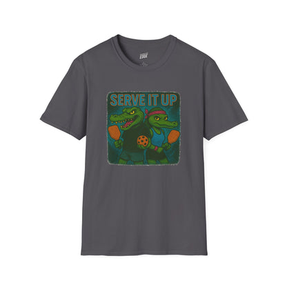 Serve It Up Pickleball Men's Basic T-Shirt
