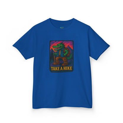 Take a Hike. Gator Hiking Boys' Heavy Cotton T-Shirt