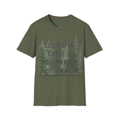 I Did That On Purpose... Golf Humor Men's Basic Softstyle T-Shirt