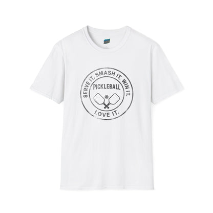 Serve it. Smash it. Win it. Love it. Pickleball Women's Basic T-Shirt