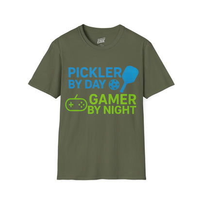 Pickler by Day, Gamer by Night Pickleball Women's Basic T-Shirt