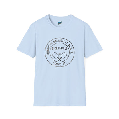 Serve it. Smash it. Win it. Love it. Pickleball Women's Basic T-Shirt