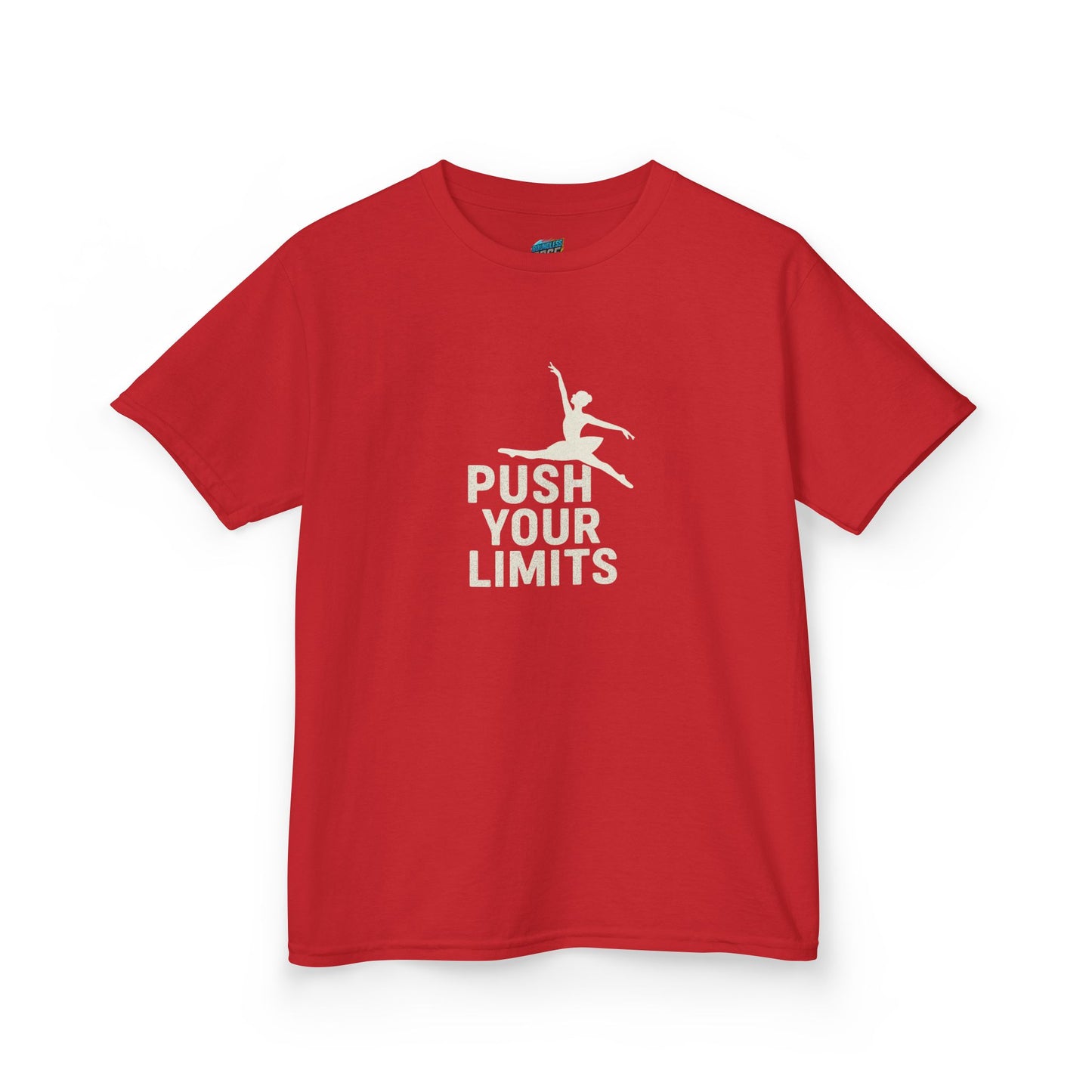 Push Your Limits Dancer Girls' Heavy Cotton T-Shirt