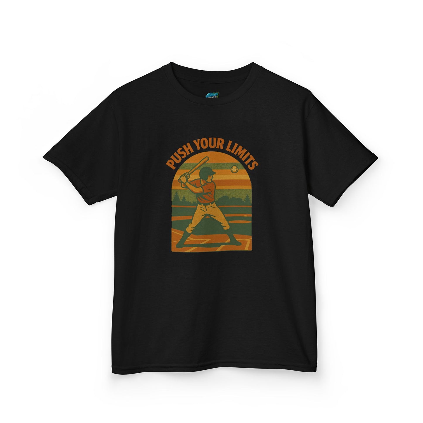Push Your Limits Baseball Classic Boys' Heavy Cotton T-Shirt