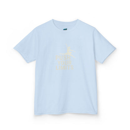 Push Your Limits Dancer Girls' Heavy Cotton T-Shirt