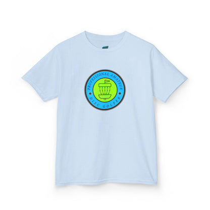 Professional Amateur Disc Golf Humor Boys' Heavy Cotton T-Shirt
