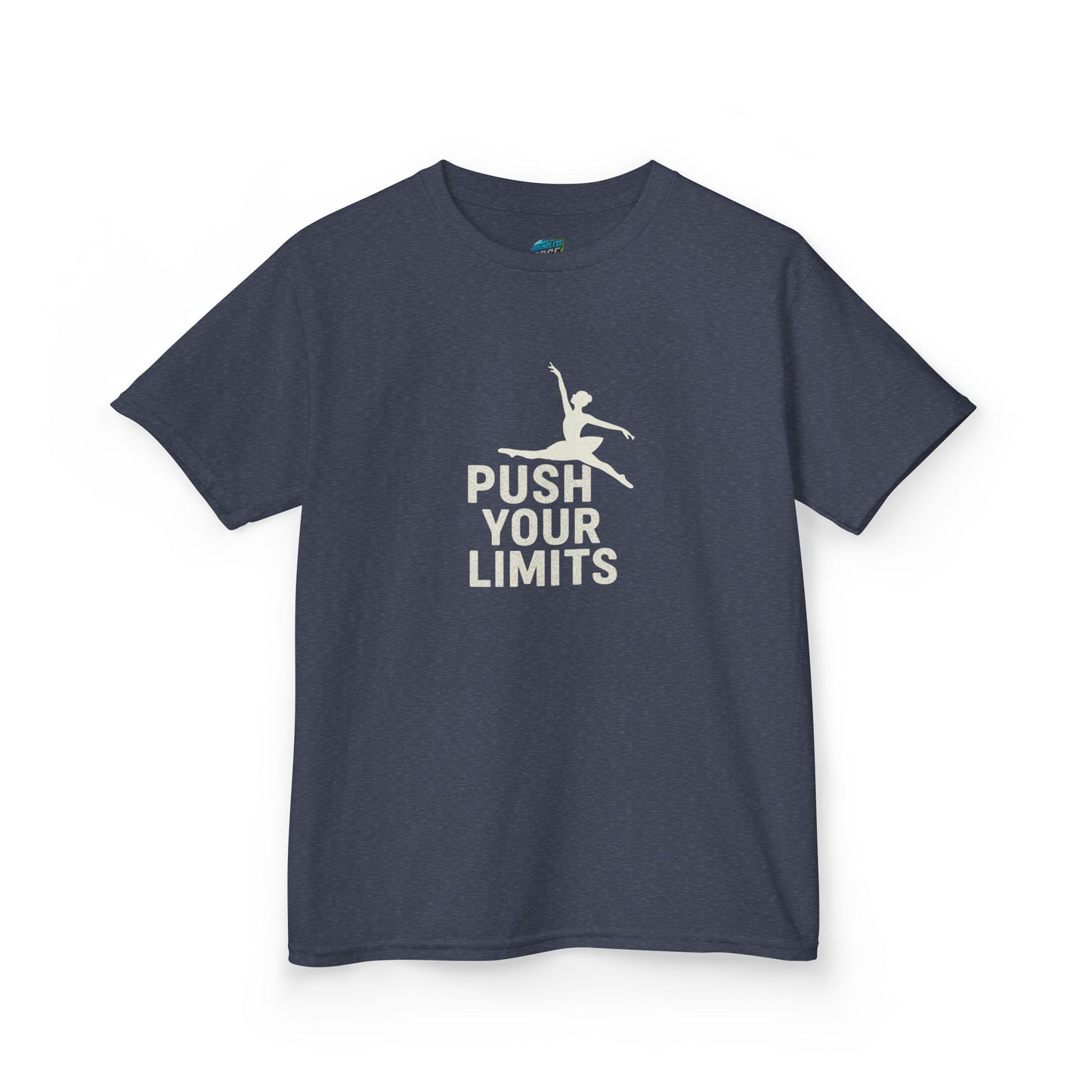 Push Your Limits Dancer Girls' Heavy Cotton T-Shirt