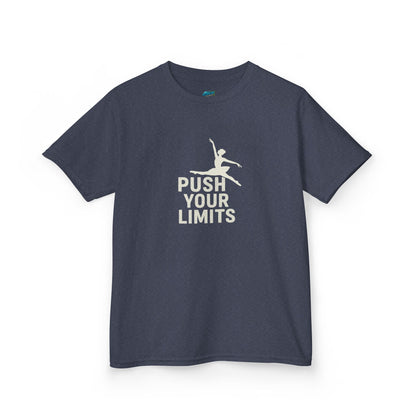 Push Your Limits Dancer Girls' Heavy Cotton T-Shirt