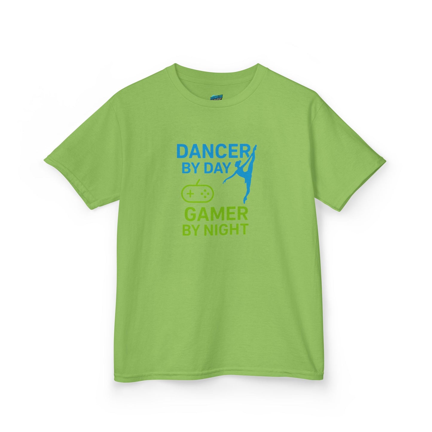 Dancer by Day, Gamer by Night Girls' Heavy Cotton T-Shirt