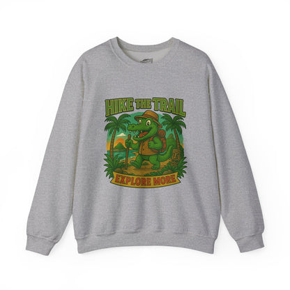 Hike the Trail Explore More Hiking Women's Basic Crewneck Sweatshirt