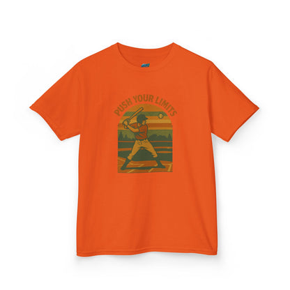 Push Your Limits Baseball Classic Boys' Heavy Cotton T-Shirt