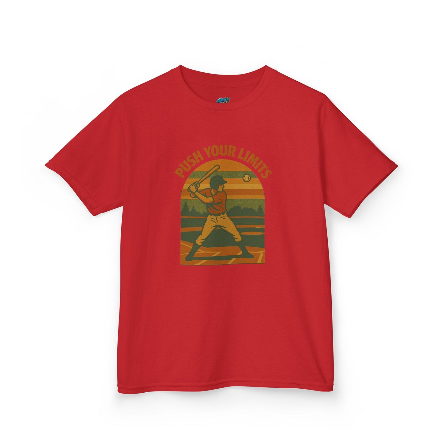 Push Your Limits Baseball Classic Boys' Heavy Cotton T-Shirt