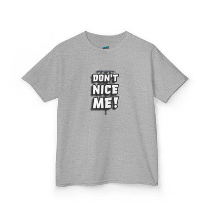 Don't Nice Me! Disc Golf Humor Boys' Heavy Cotton T-Shirt