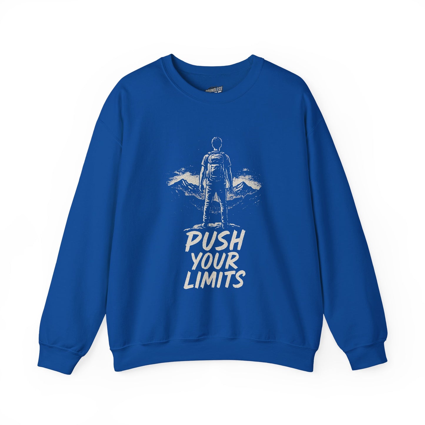 Summit Edition Push Your Limits Hiking Women's Basic Crewneck Sweatshirt