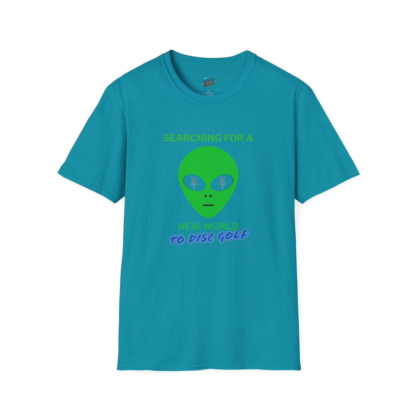 Alien New World To... Disc Golf Humor Men's Basic Softstyle T-Shirt