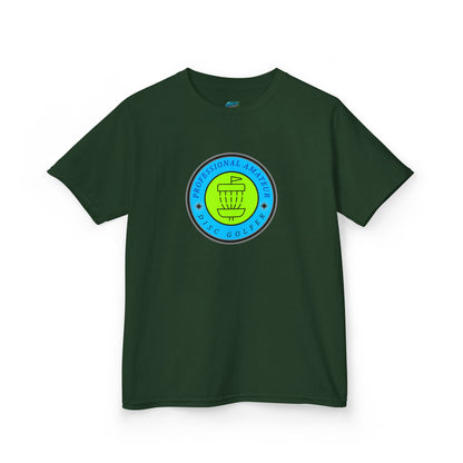 Professional Amateur Disc Golf Humor Boys' Heavy Cotton T-Shirt