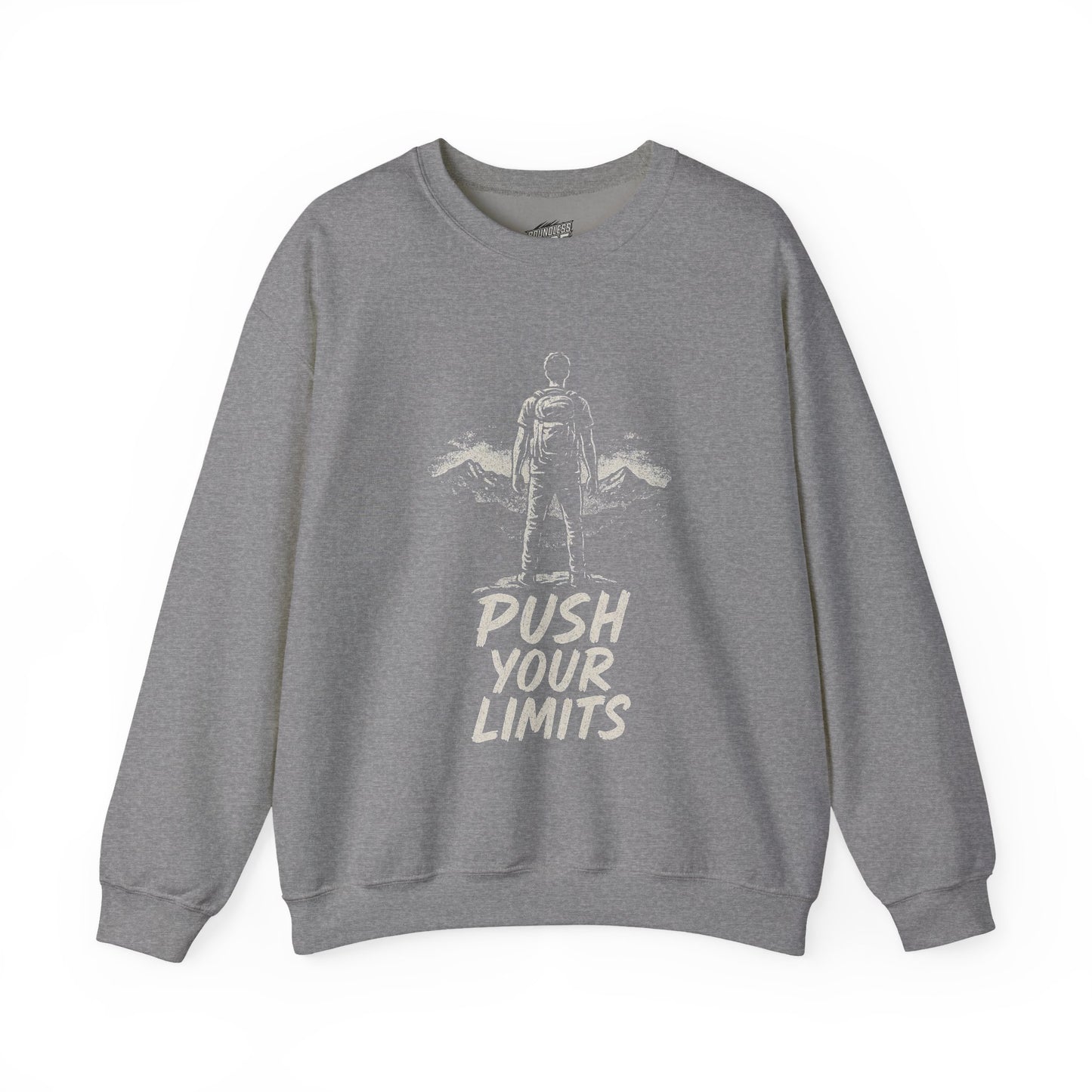 Summit Edition Push Your Limits Hiking Women's Basic Crewneck Sweatshirt
