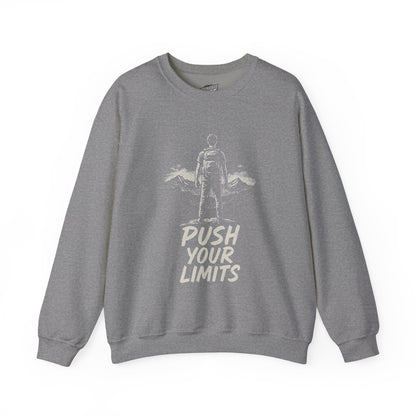Summit Edition Push Your Limits Hiking Women's Basic Crewneck Sweatshirt
