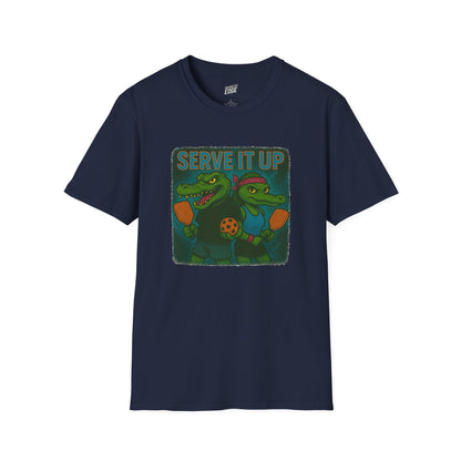 Serve It Up Pickleball Men's Basic T-Shirt