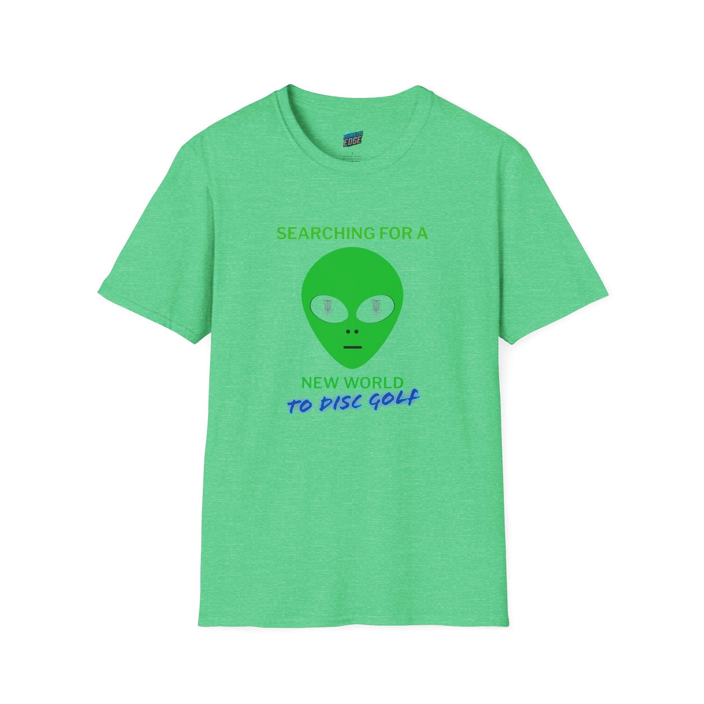 Alien New World To... Disc Golf Humor Men's Basic Softstyle T-Shirt