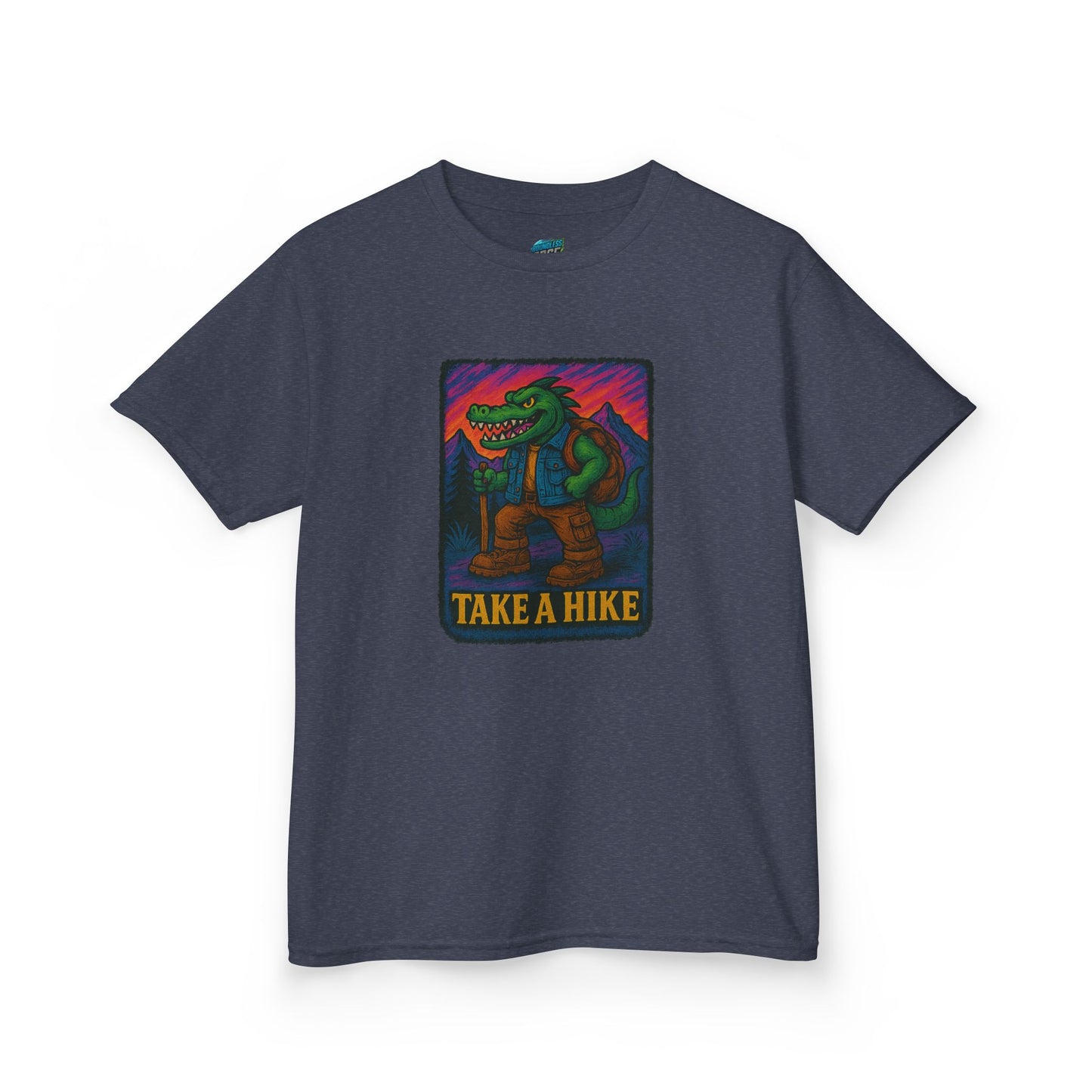 Take a Hike. Gator Hiking Boys' Heavy Cotton T-Shirt