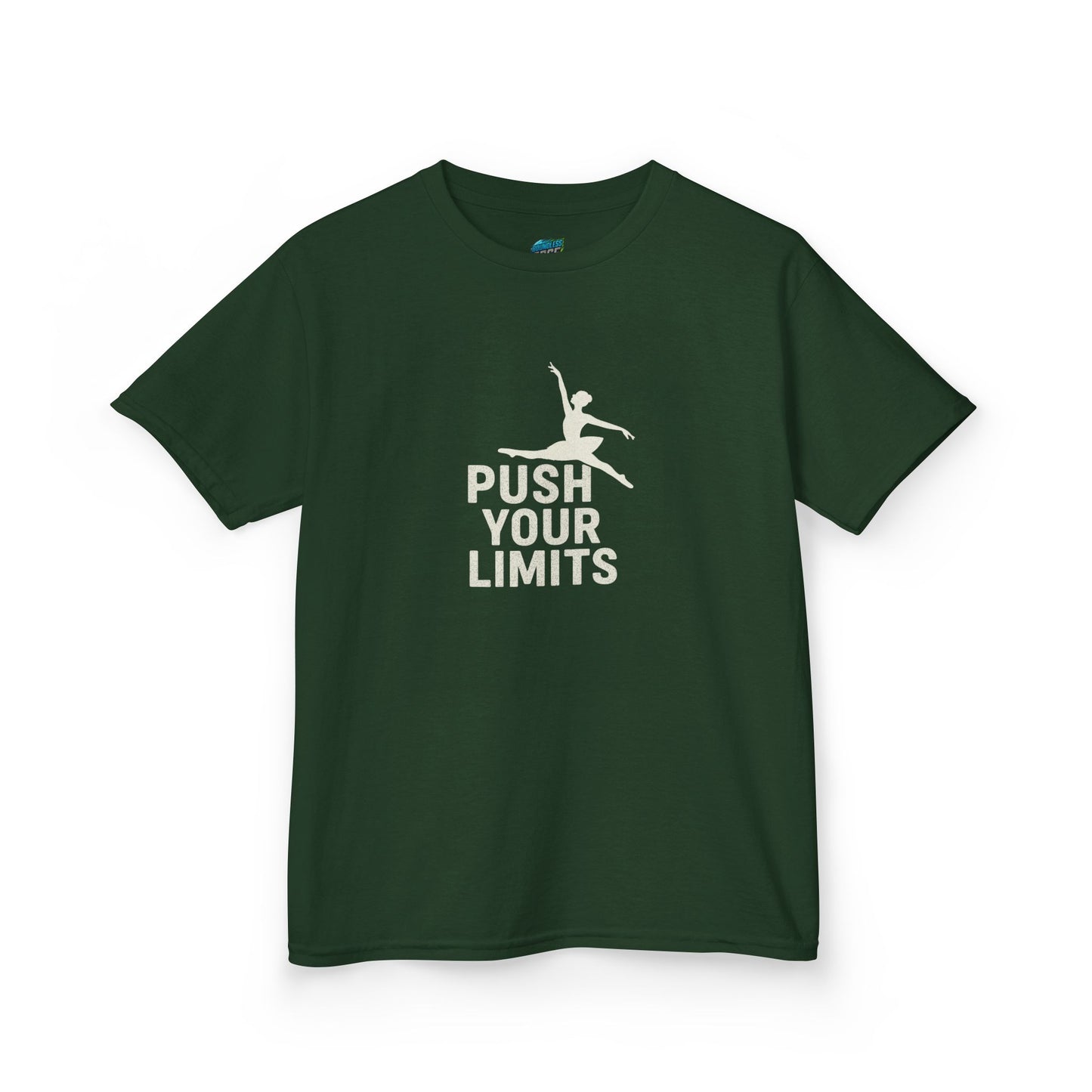 Push Your Limits Dancer Girls' Heavy Cotton T-Shirt
