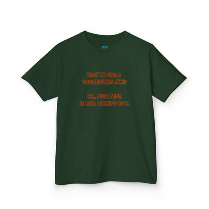 Construction Joke Humor Girls' Heavy Cotton T-Shirt