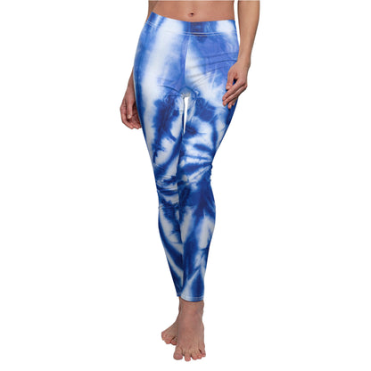 Tie-Dye Women's Cut & Sew Casual Leggings Bottoms