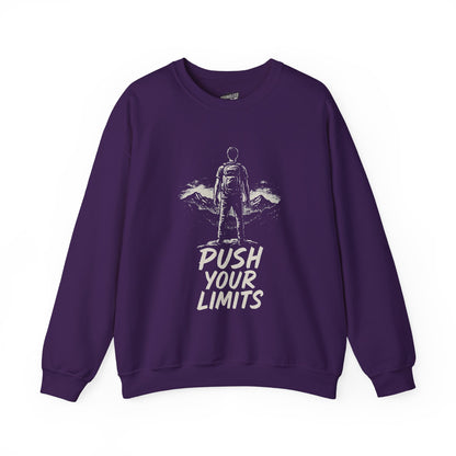 Summit Edition Push Your Limits Hiking Women's Basic Crewneck Sweatshirt