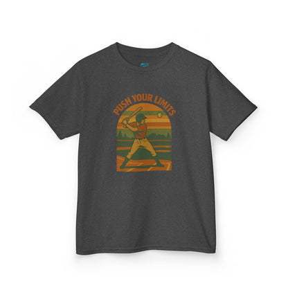 Push Your Limits Baseball Classic Boys' Heavy Cotton T-Shirt