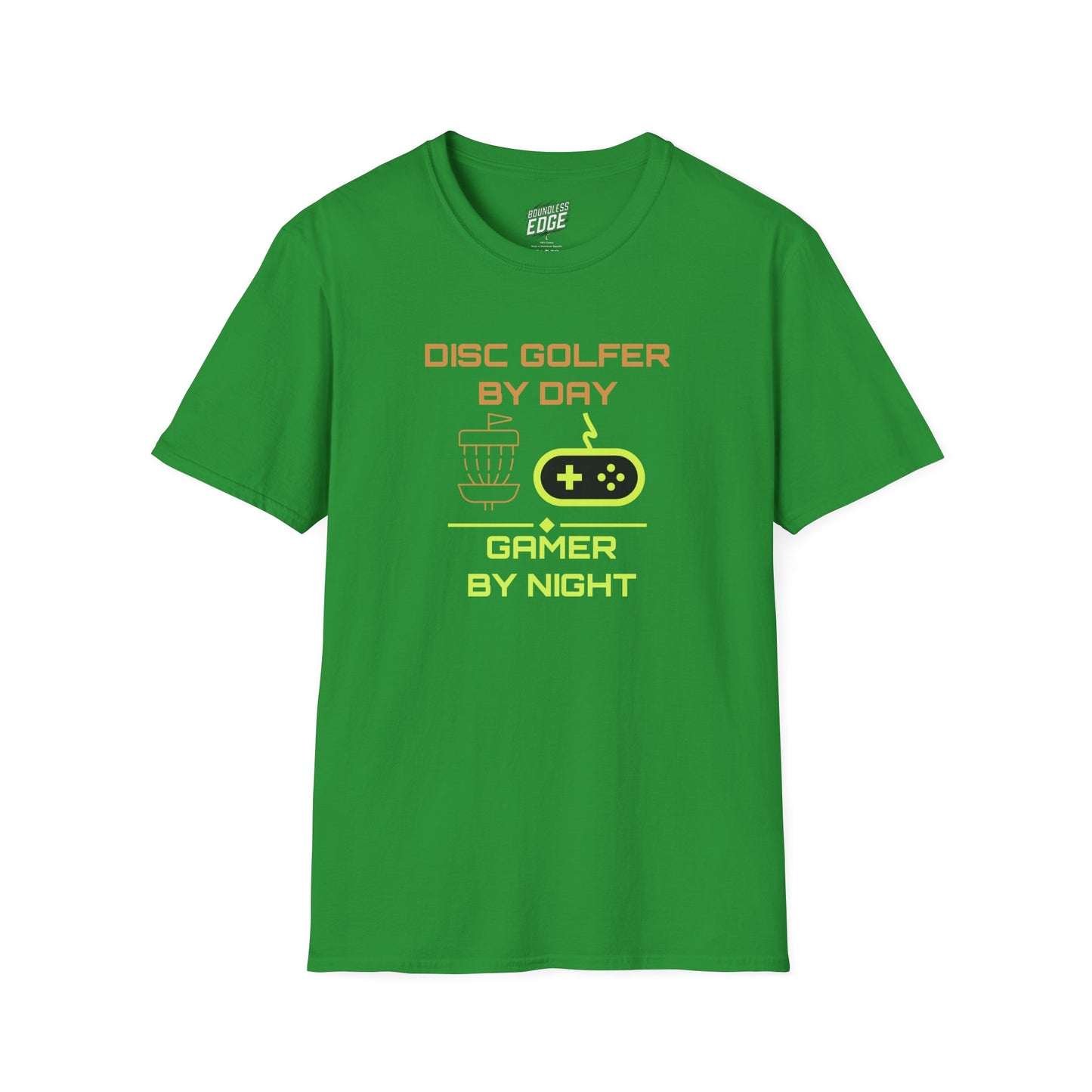Disc Golf by Day, Gamer by Night Men's Basic T-Shirt