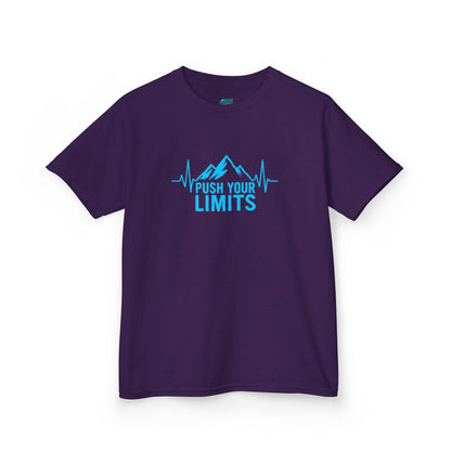 Push Your Limits Hiking Girls' Heavy Cotton T-Shirt