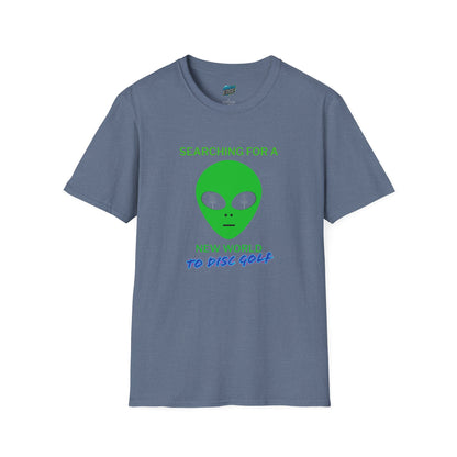 Alien New World To... Disc Golf Humor Men's Basic Softstyle T-Shirt